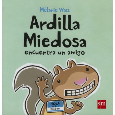 Ardilla miedosa encuentra un amigo.