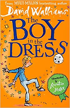 The boy in the dress.