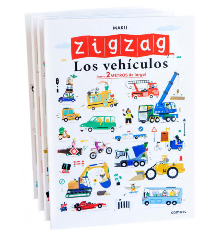 Zigzag los vehículos.
