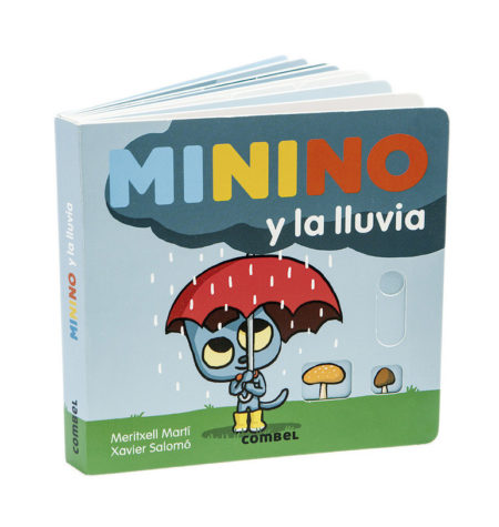 Minino y la lluvia.