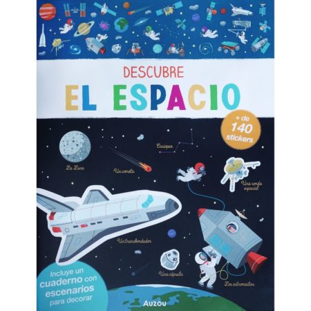 Descubre el Espacio. Libro de stickers.