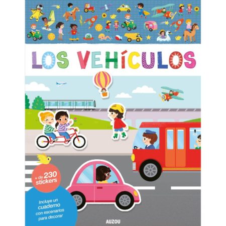 Los Vehículos. Libro de stickers.