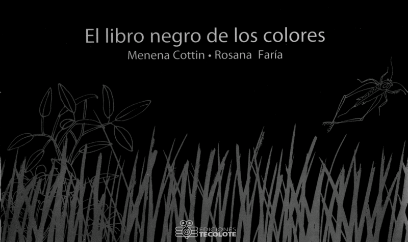 El libro negro de los colores.
