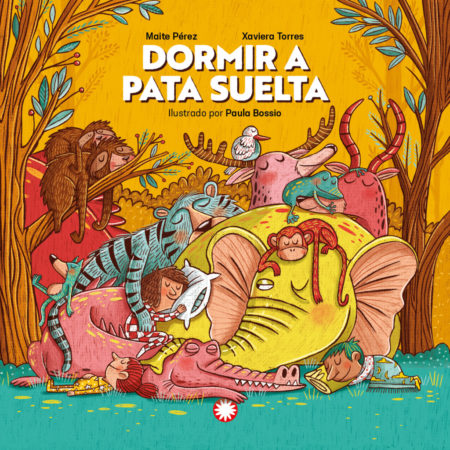 Dormir a pata suelta.