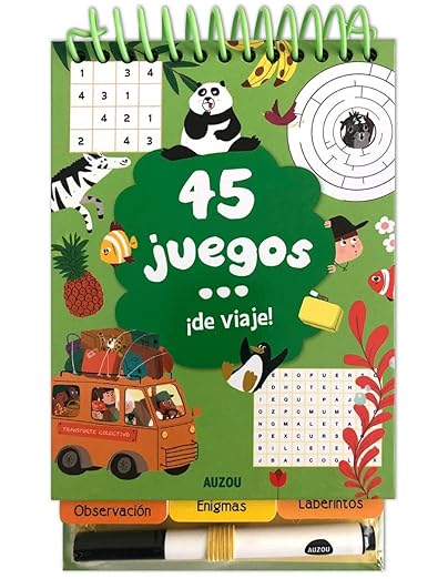 45 juegos ¡de viaje!