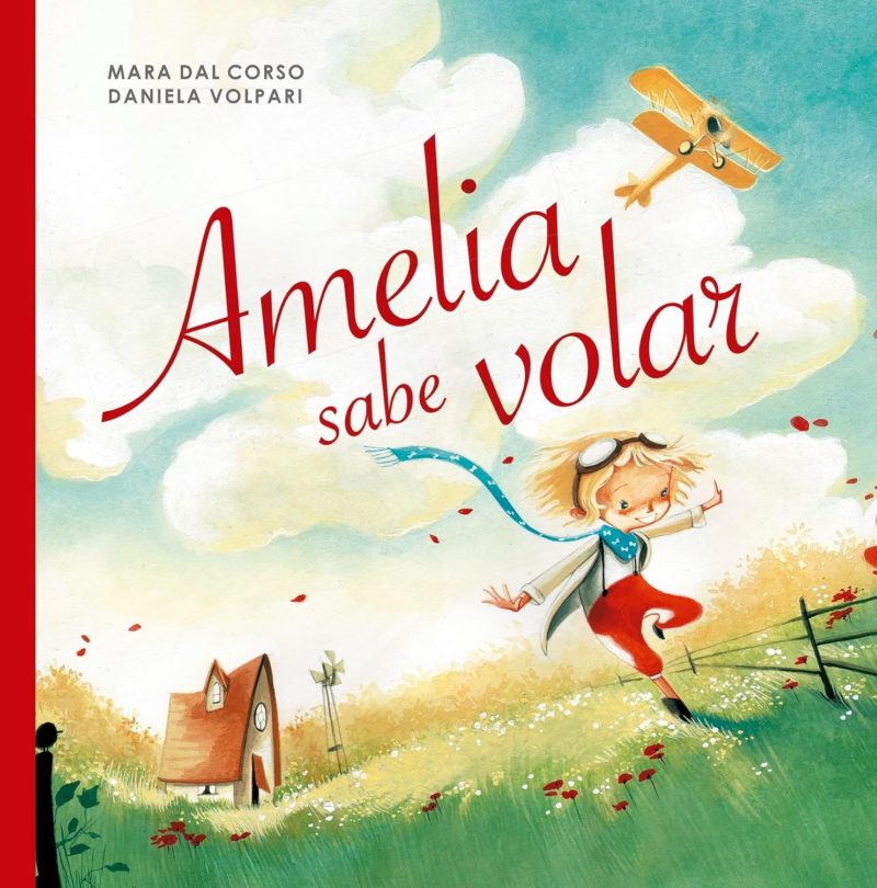 Amelia sabe volar.