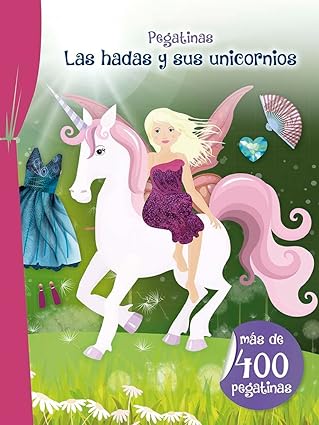 Pegatinas. Las hadas y sus unicornios.