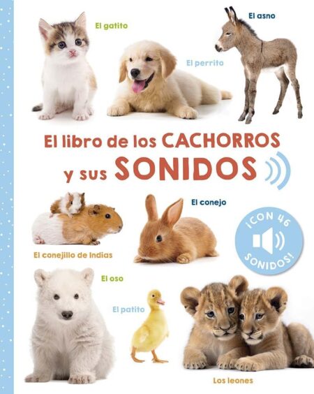 El libro de los cachorros y sus sonidos.